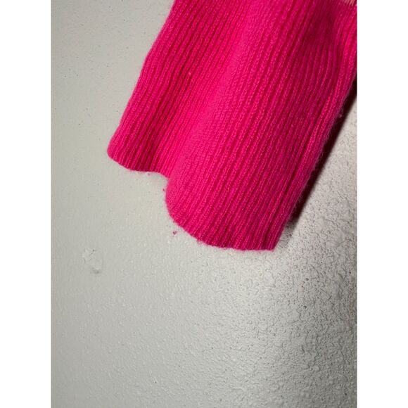 Design History Pink Cashmere Sweater Womens Sz S Flare Sleeve Quiet Luxury - Picture 9 of 9